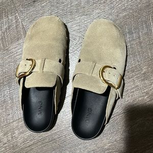 Studded Leather Clog